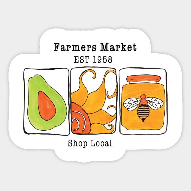 Farmers Market Sticker by Inspirations by Stella
